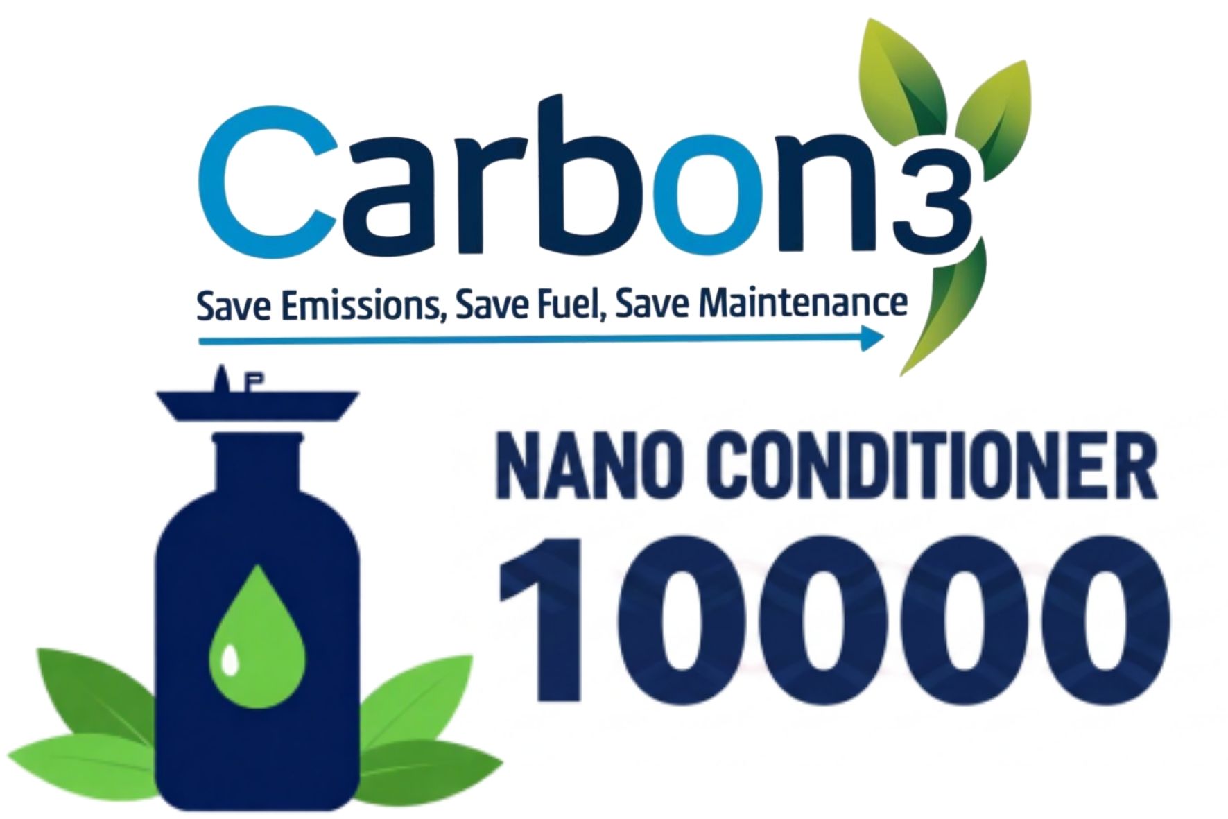 Carbon3 Nano Conditioner 10000 Blueprint Design Logo